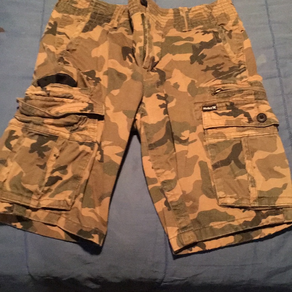 Camouflage Cargo Shorts